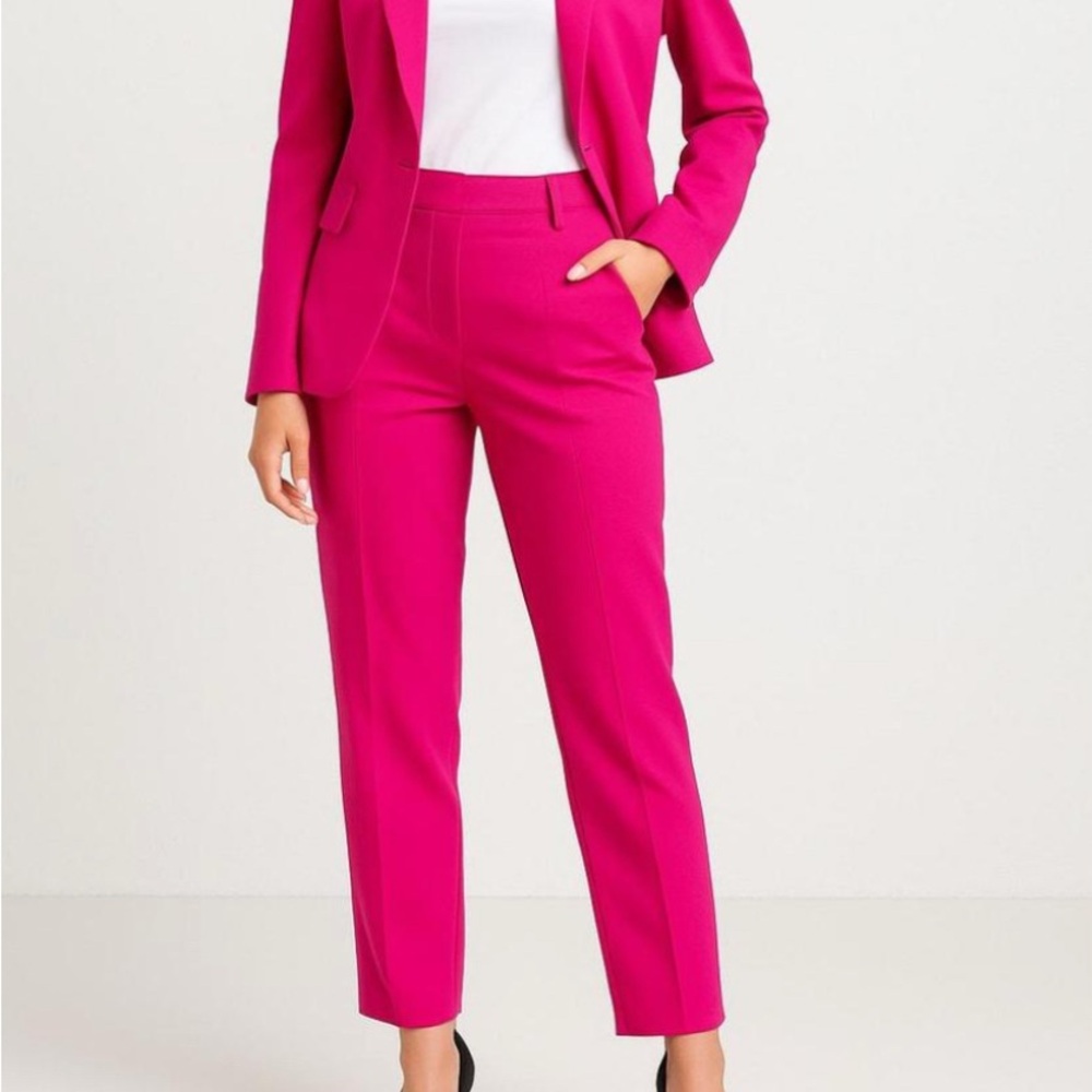 Express straight high waist Ankle Cropped Pants